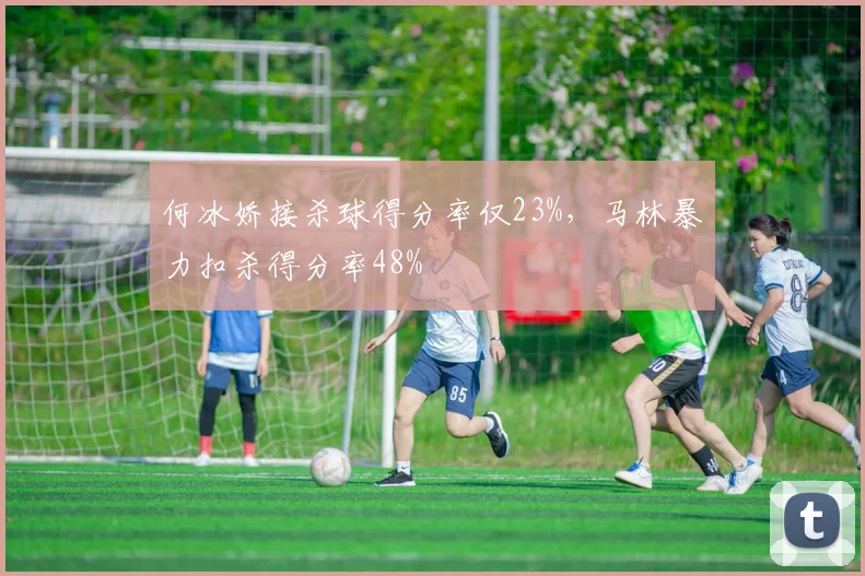 何冰娇接杀球得分率仅23%,马林暴力扣杀得分率48%